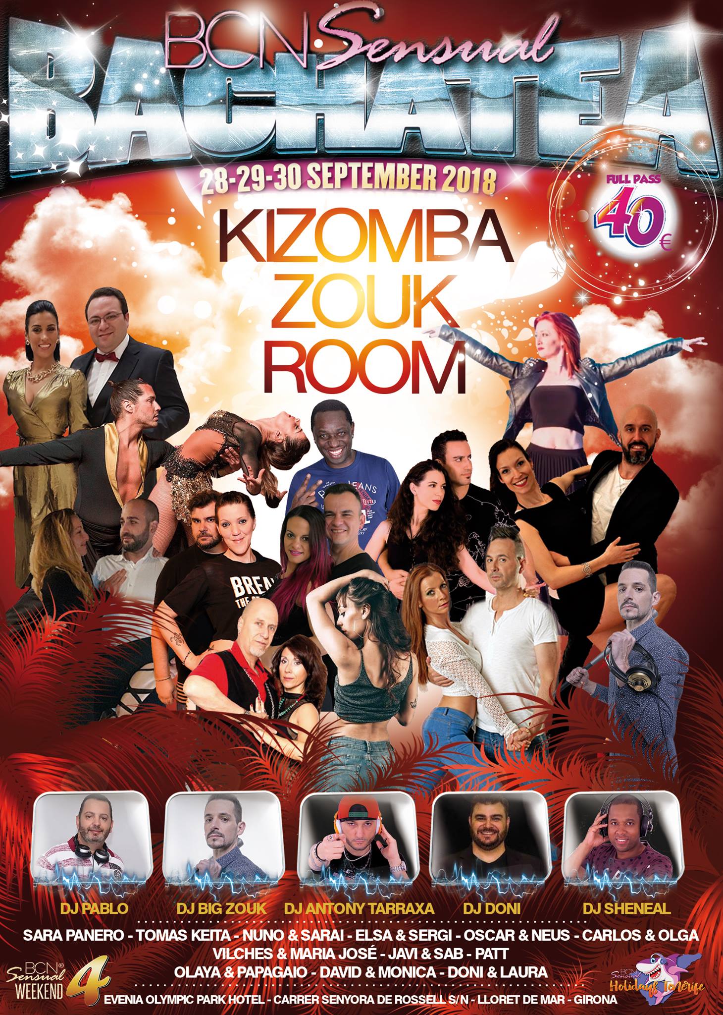 BCN Sensual Kizomba ROOM 28 29 30 sept 2018 Cataluña España