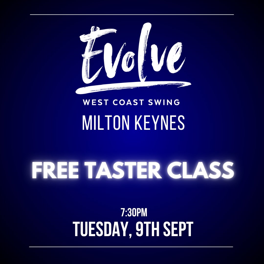 FREE TASTER CLASS - Evolve WCS Milton Keynes