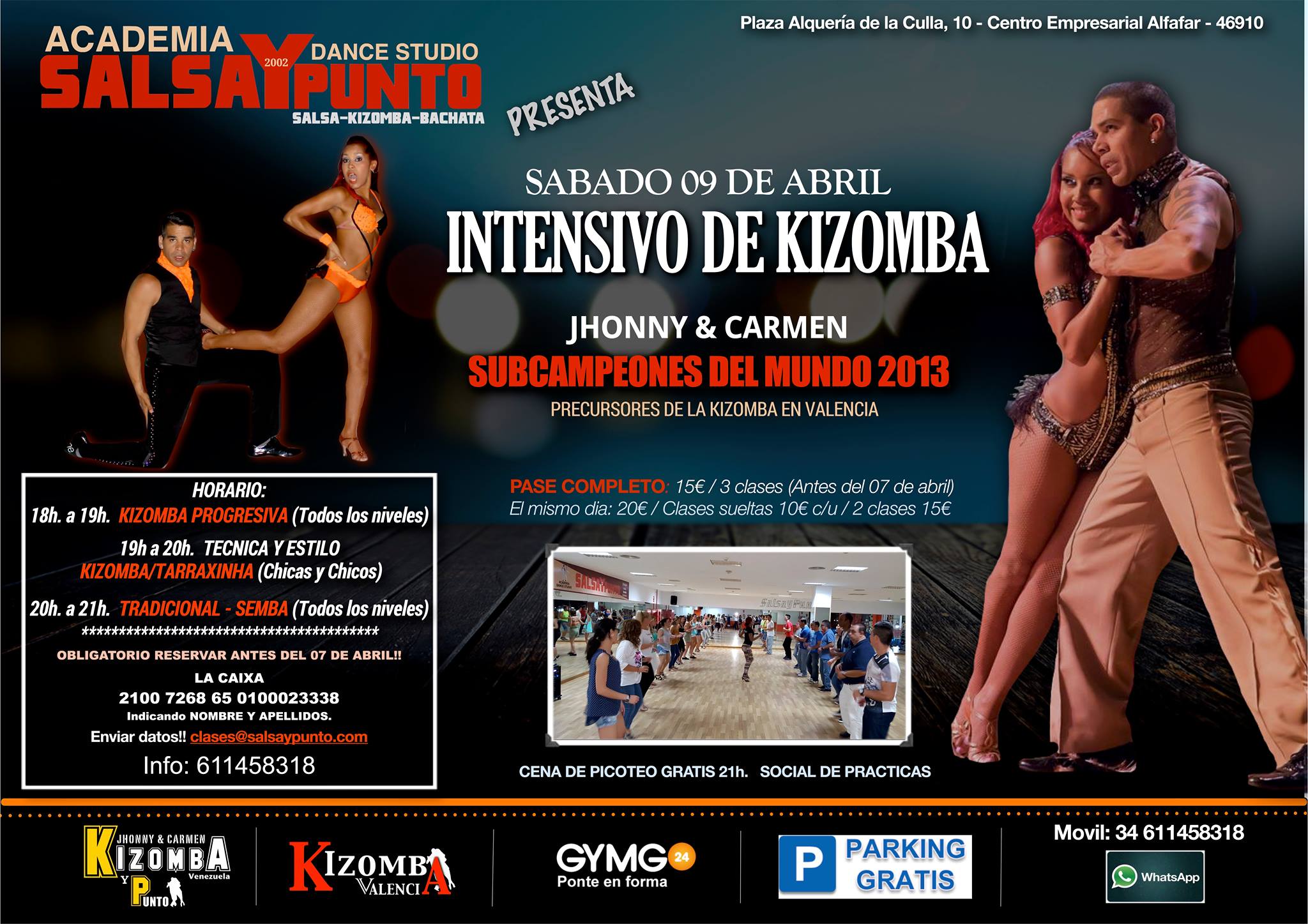 Aprende KIZOMBA Intensivo en Valencia