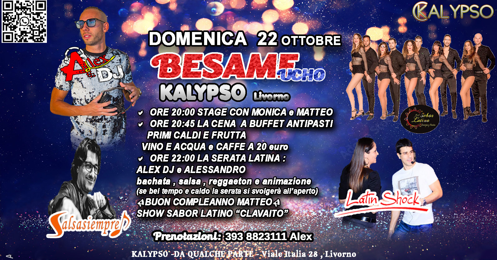 Domenica 22 10 23 KALYPSO Livorno ๐๐๐๐๐๐ ๐๐ฎ๐๐ก๐จ