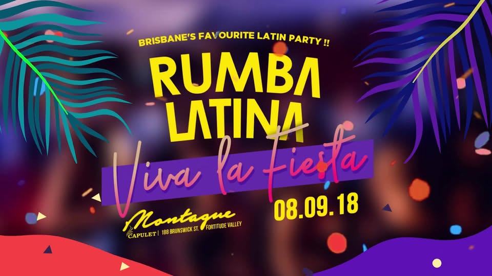 Rumba Latina Saturdays Viva La Fiesta! 08.09