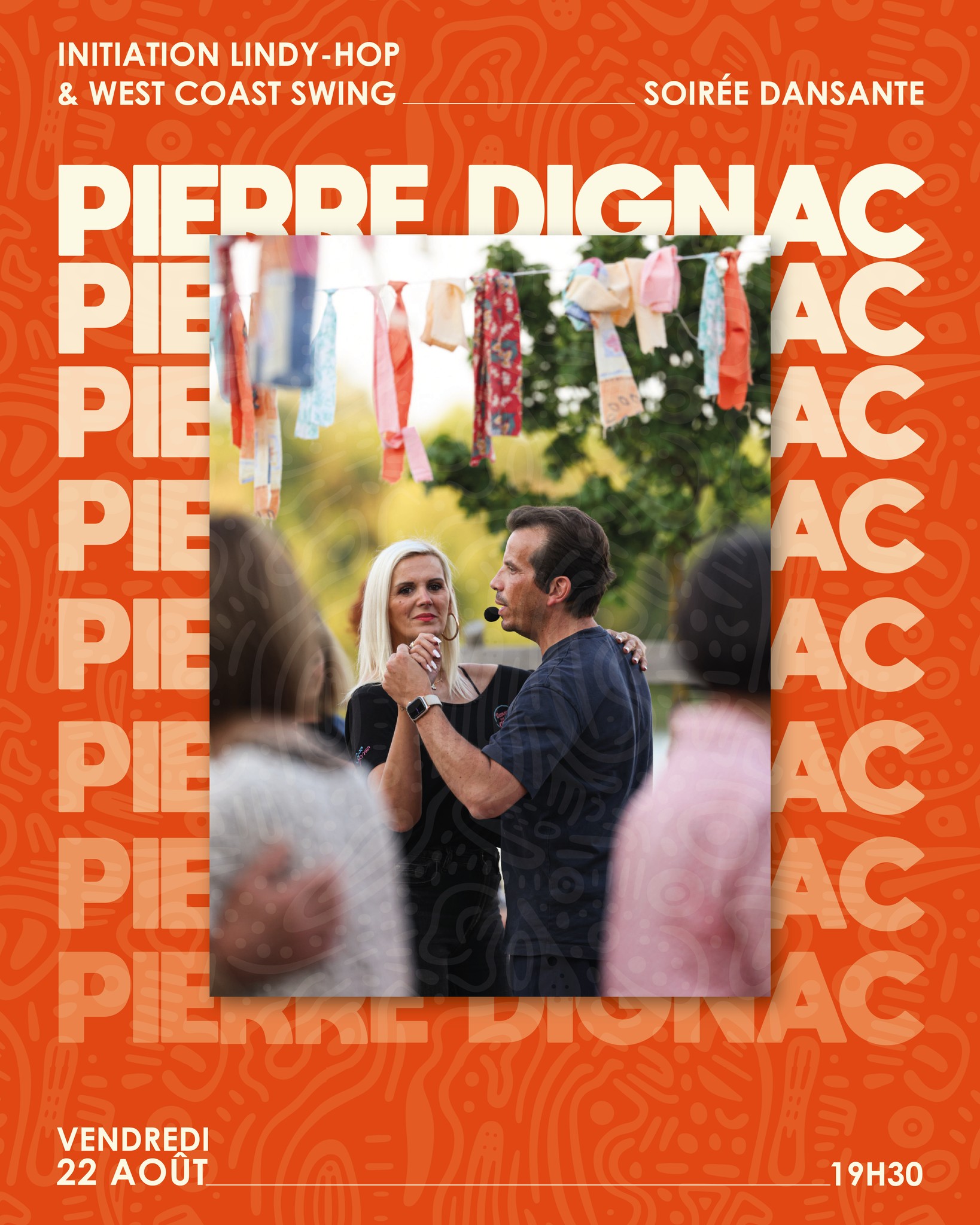 Soirée danse avec Pierre Dignac - Initiation West Coast Swing & Lindy-Hop 🔥