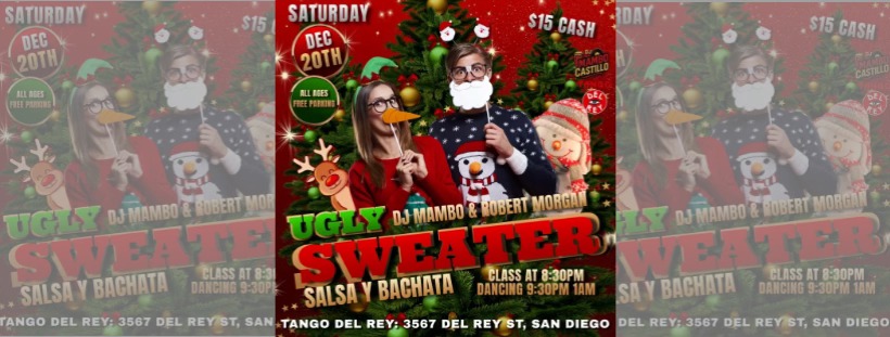 UGLY SWEATER PARTY SATURDAY DEC. 20TH