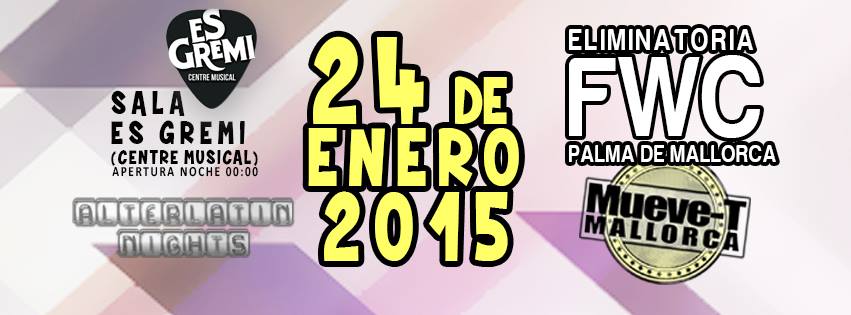 24ENERO >SALSA Y BACHATA< FWC LUIS & EVELYN PABLO & LUIS #EsGremi
