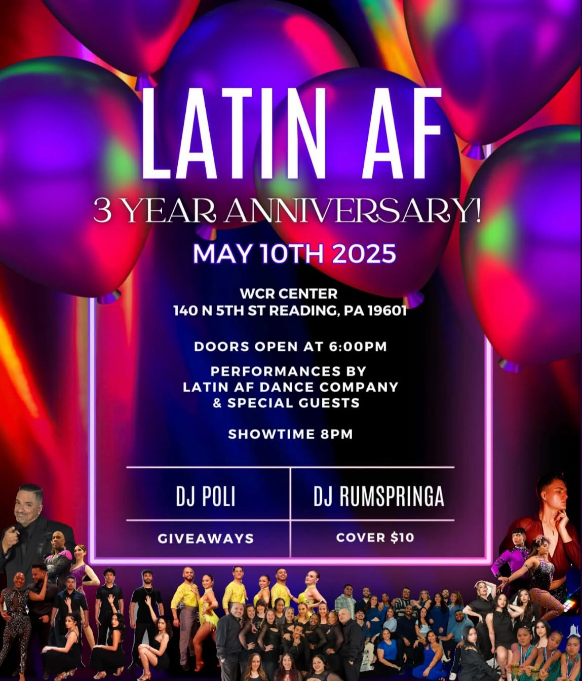 LATIN AF 3 Year Anniversary ππ₯³