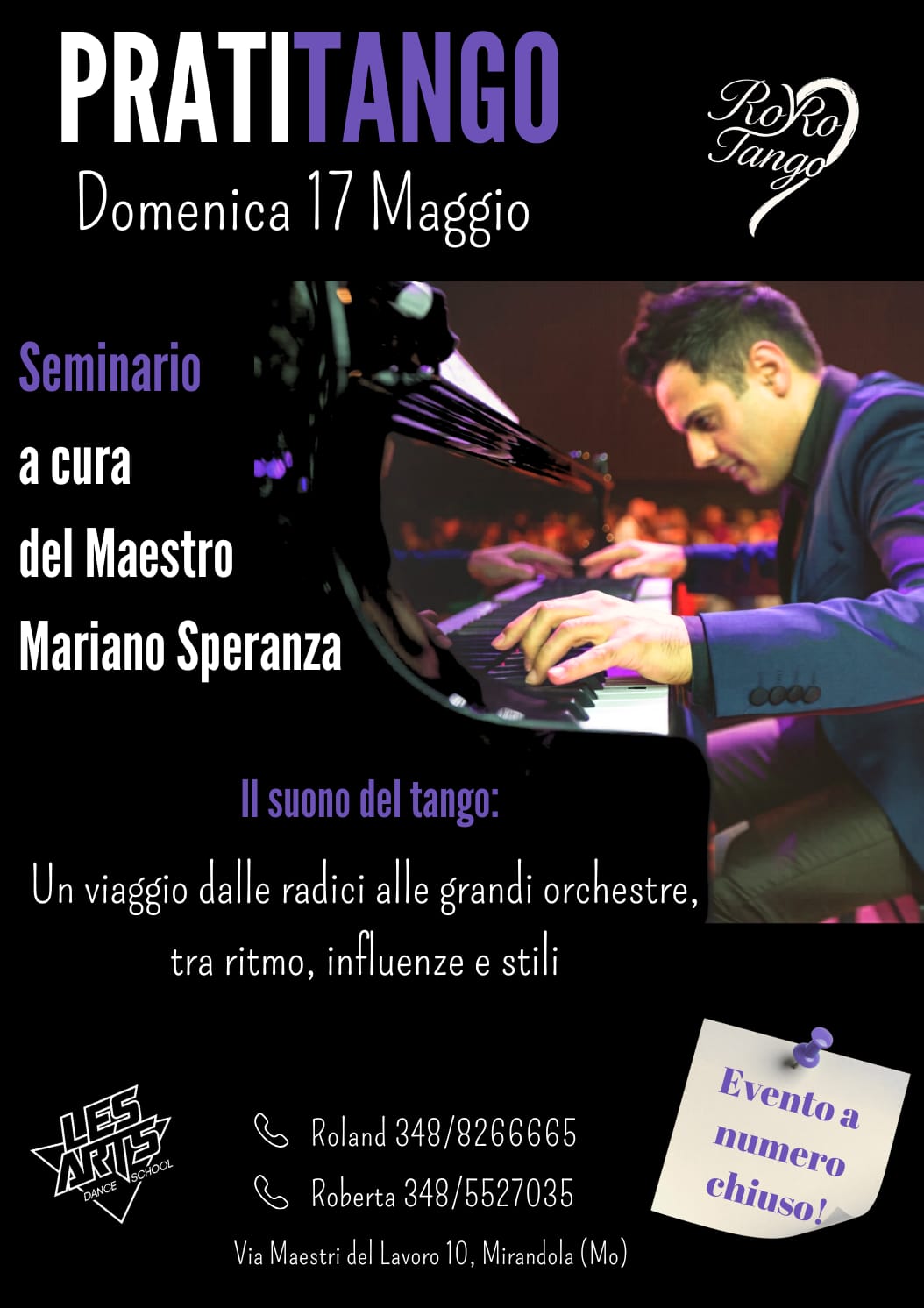 PratiTango a Mirandola - Seminario con il Maestro Mariano Speranza!!