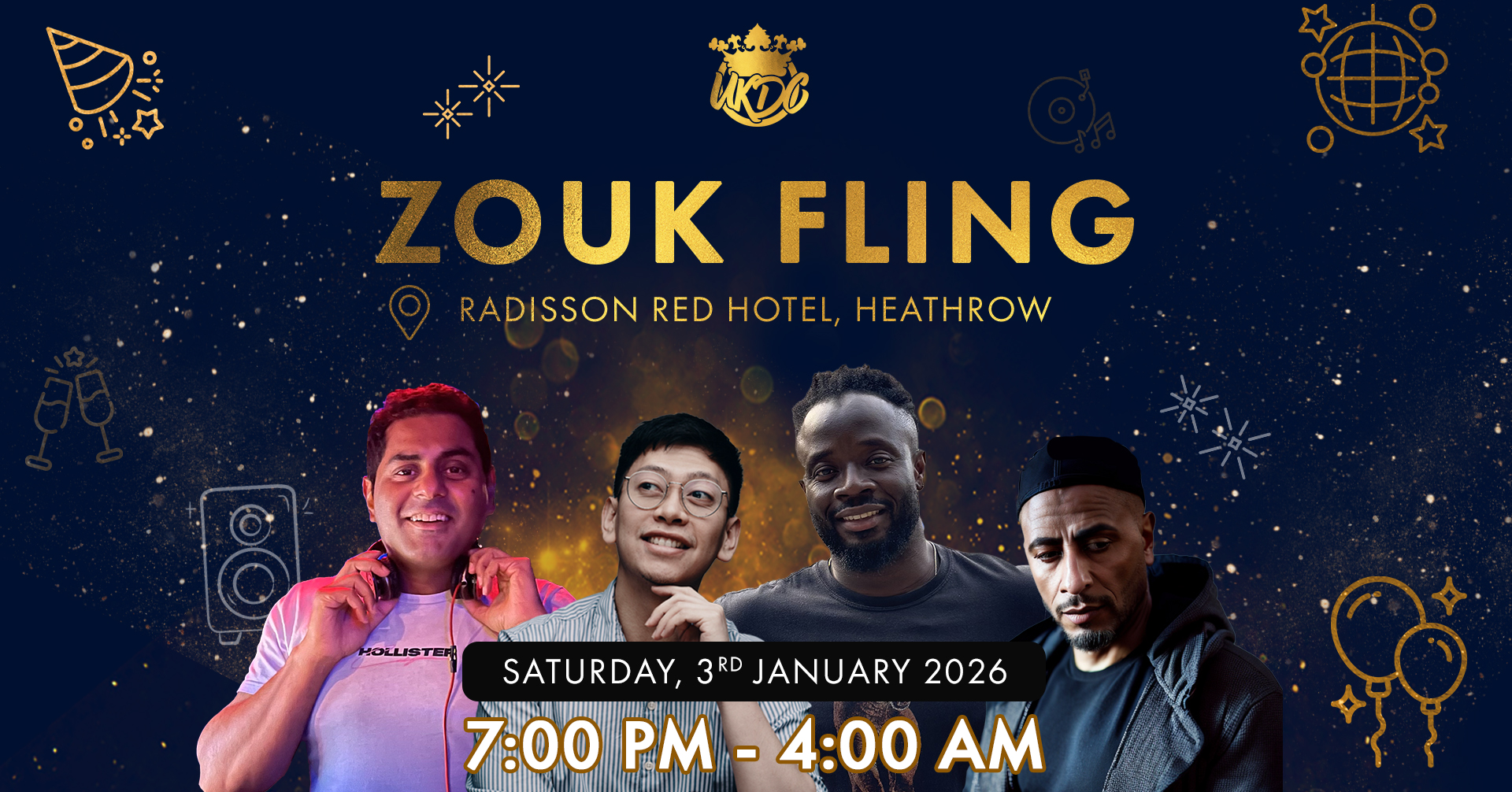 Zouk Fling London Marathon - 3rd Jan