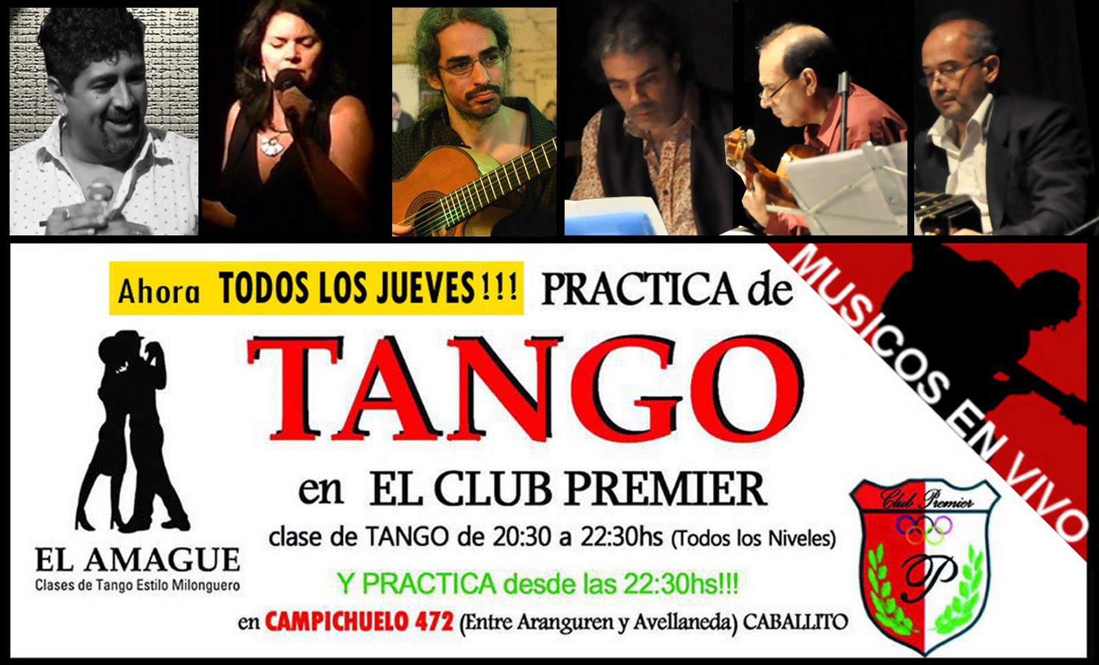Este JUEVES 23 de JULIO venite a LA GARUFA !!! La PRÁCTICA luego de la Clase con MÚSICOS en VIVO a la GORRA