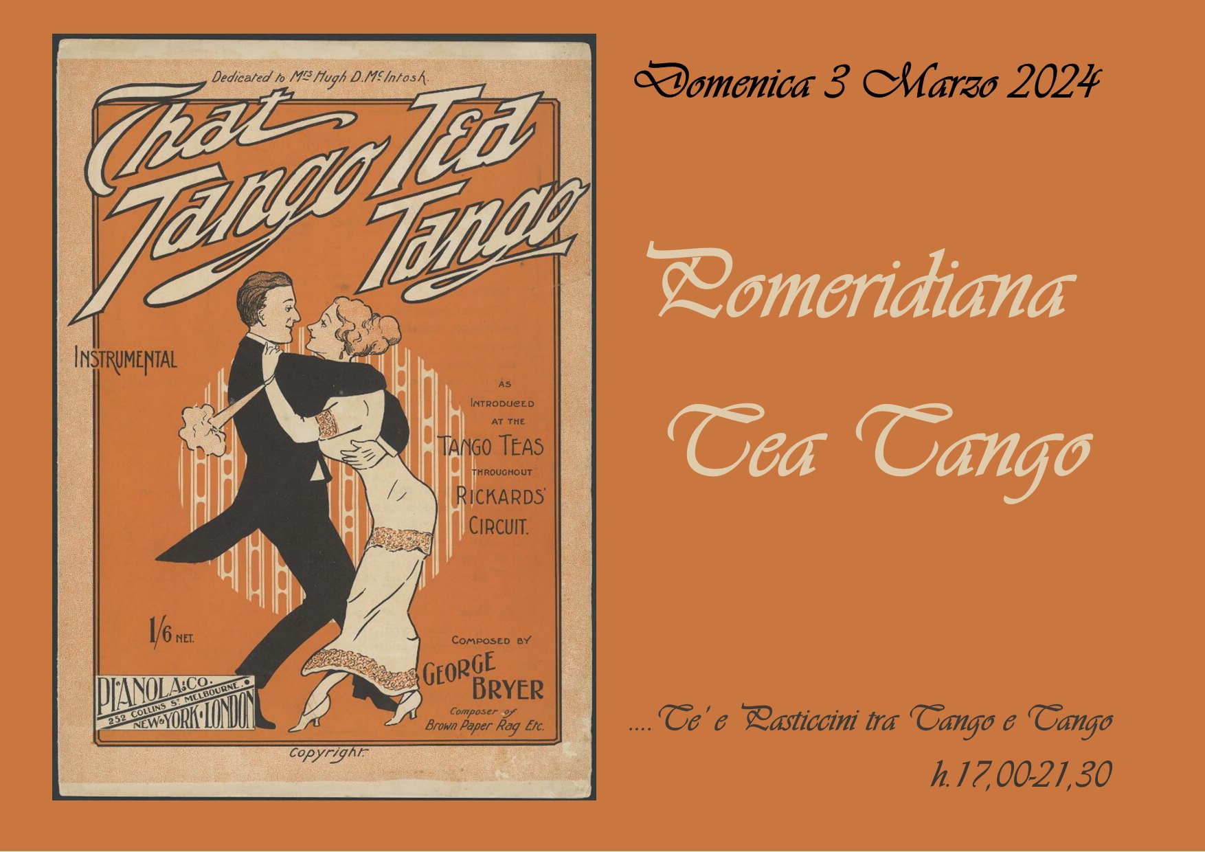 Milonga Pomeridiana Tea Tango