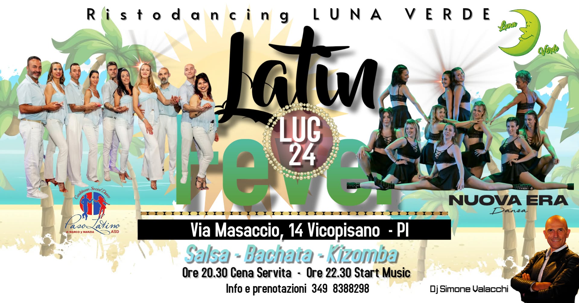 Latin Fever al LUNA VERDE Venerdì 24 Luglio 2026