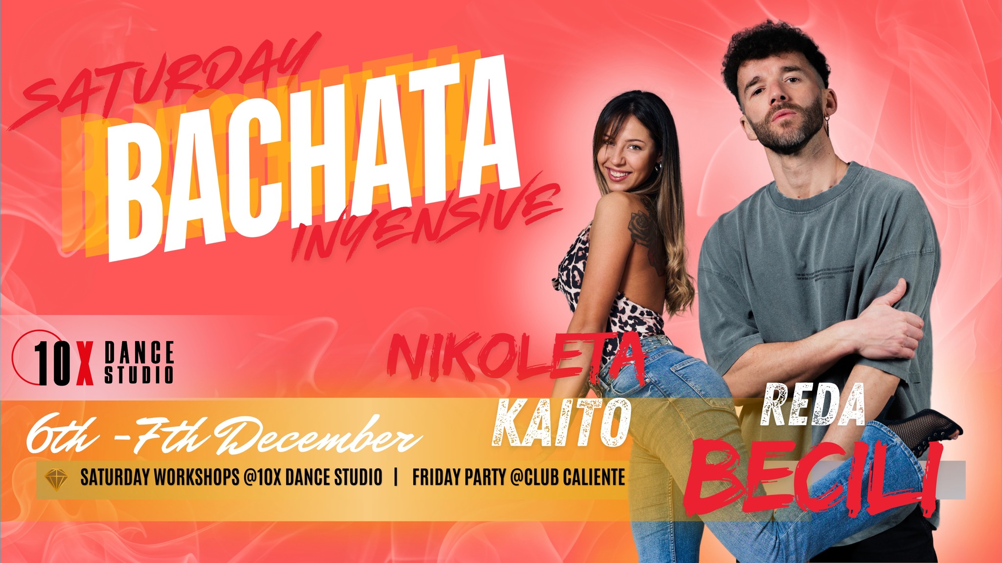 Saturday Bachata Intensive - Special guest Reda Becili