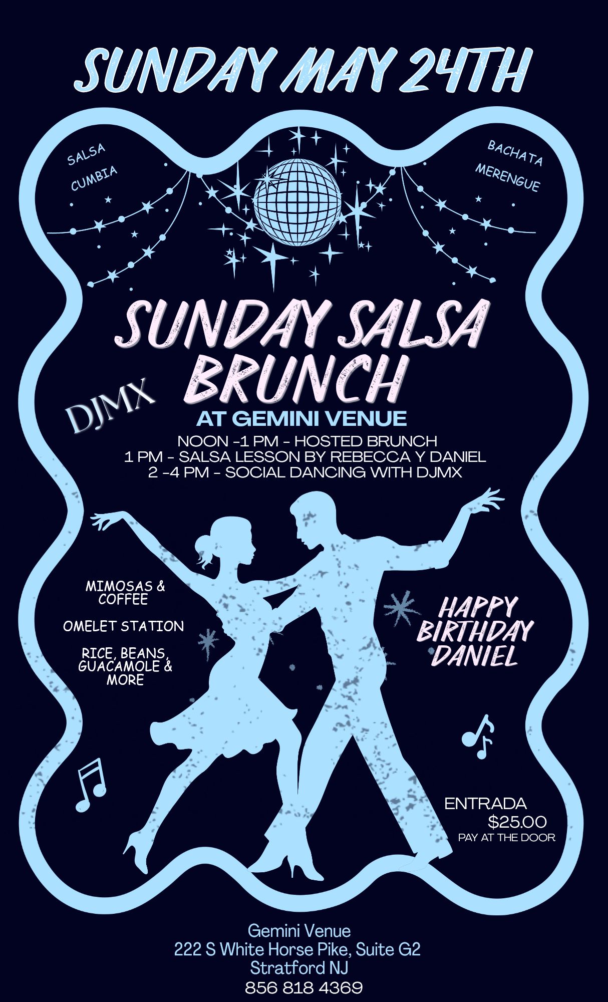 Sunday Salsa Brunch at Gemini Venue
