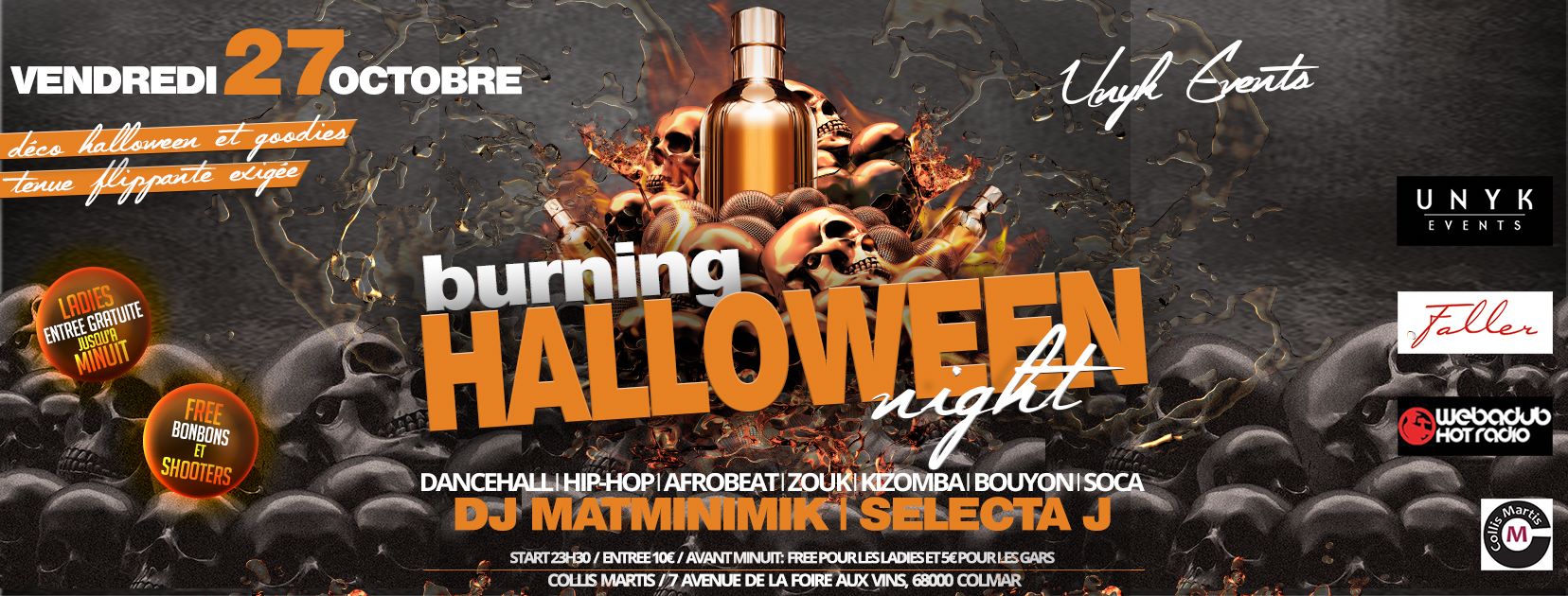 Burning Halloween Night