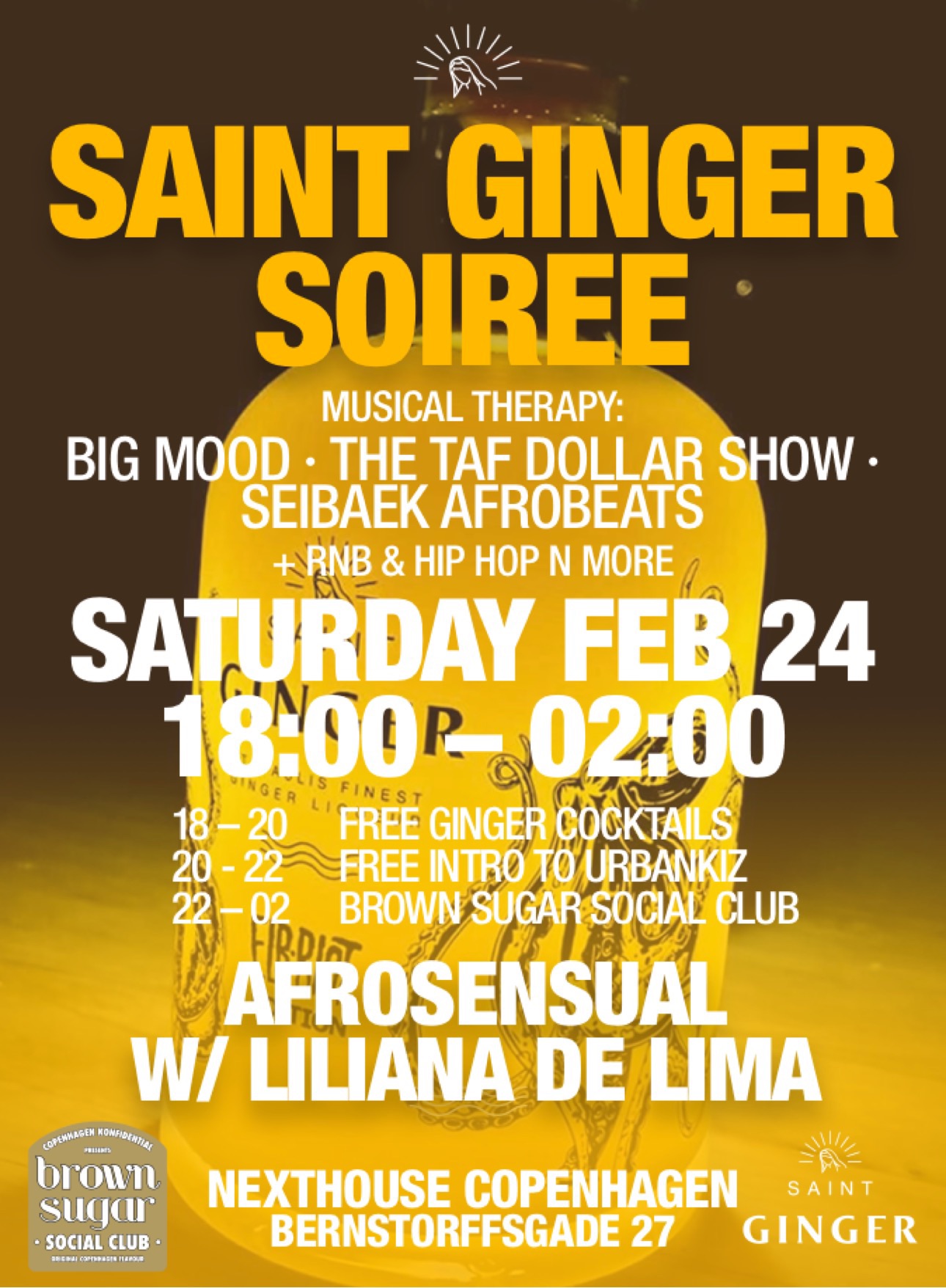 Brown Sugar Social Club X Saint Ginger Soiree X AfroSensual