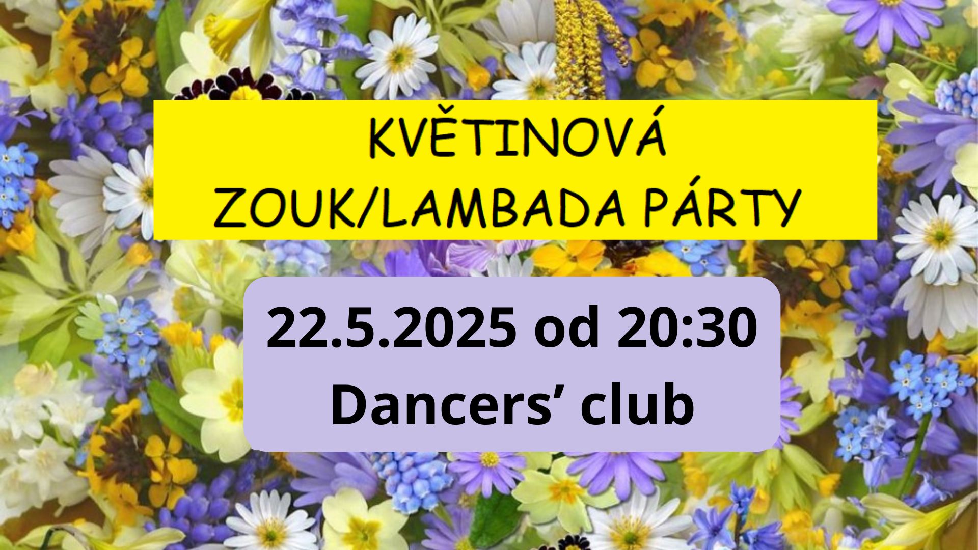 Květinová ZOUK a LAMBADA párty v DC