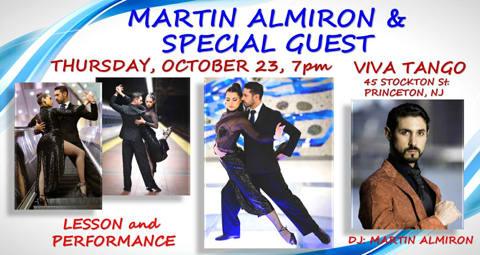 TANGO LESSON, PERFORMANCE & MILONGA with DJ