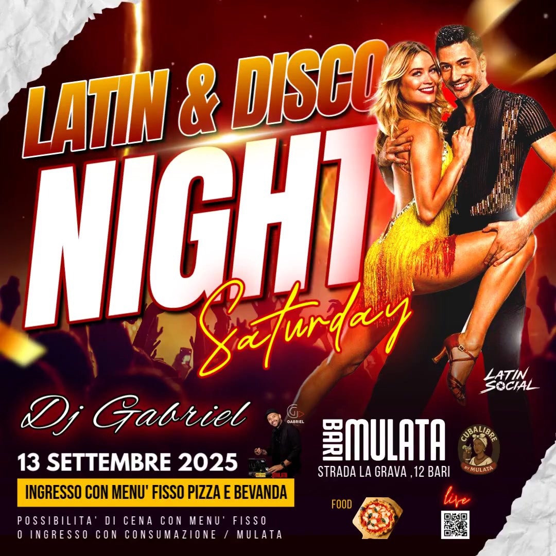 SABATO LATINO & DANCE MULATA BARI