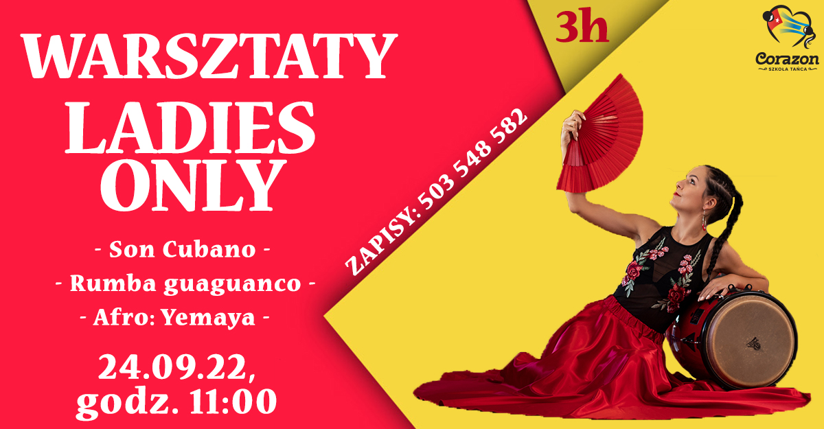 Warsztaty LADIES ONLY z Anią Seruga!