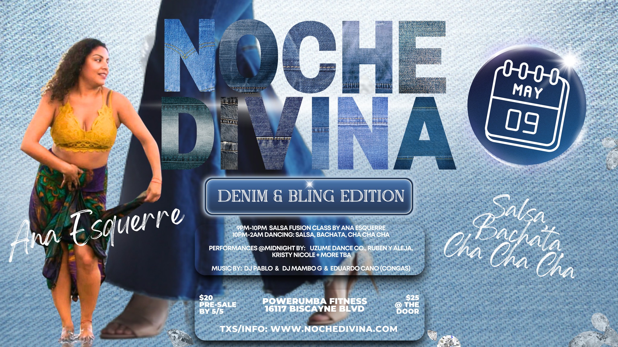 Noche Divina Salsa Bachata social May 9th Edition