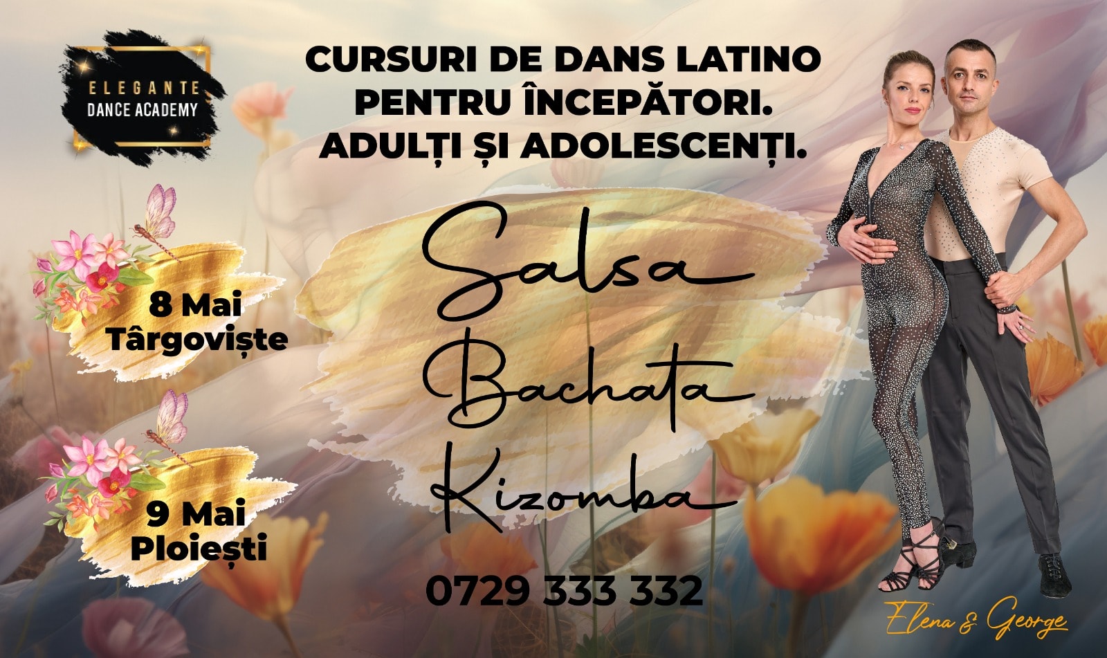 Vino la înscriere! Salsa și Bachata - Grupe noi la Târgoviște și Ploiești