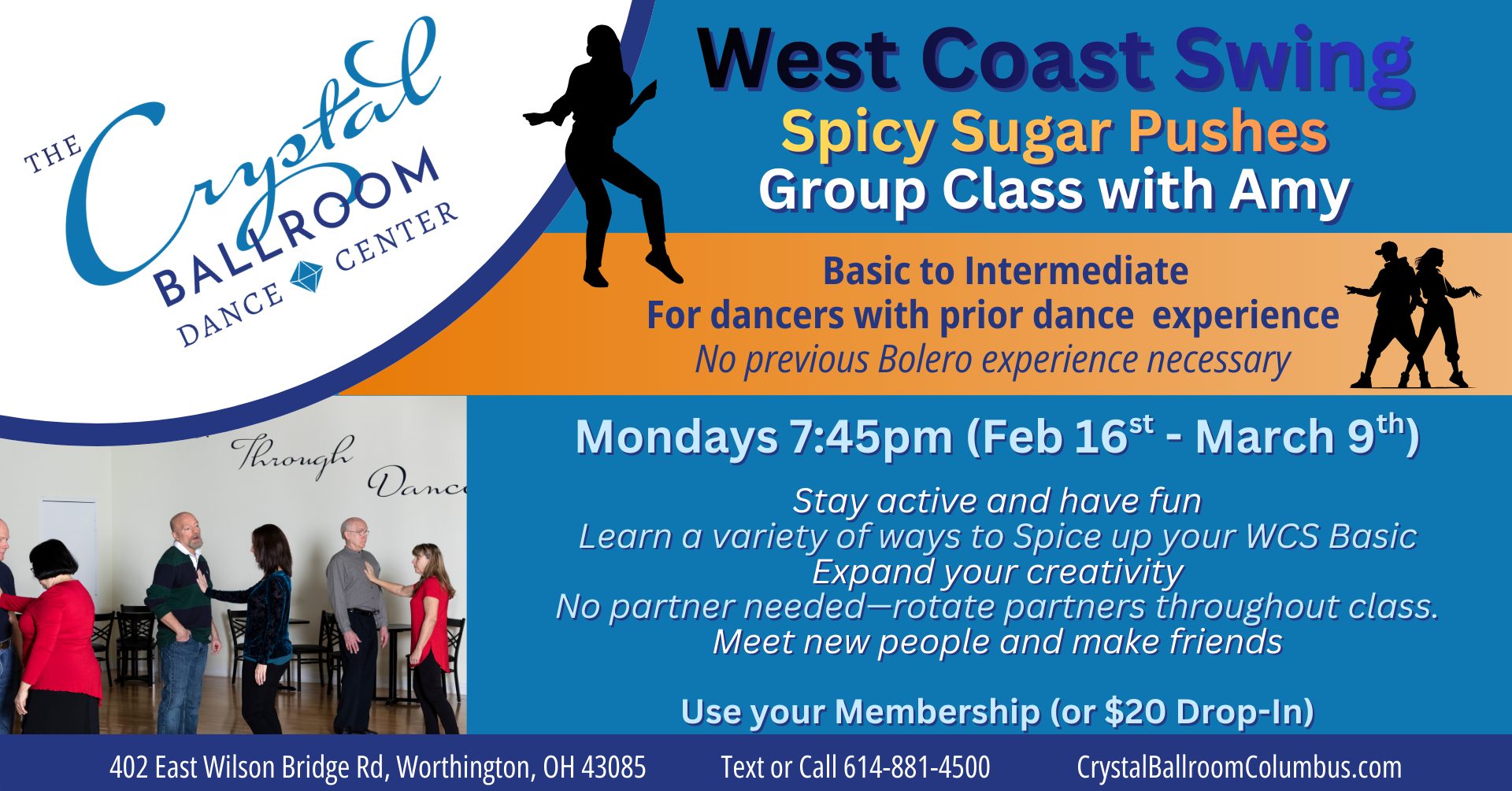 West Coast Swing Spicy Sugar Pushes Group Class