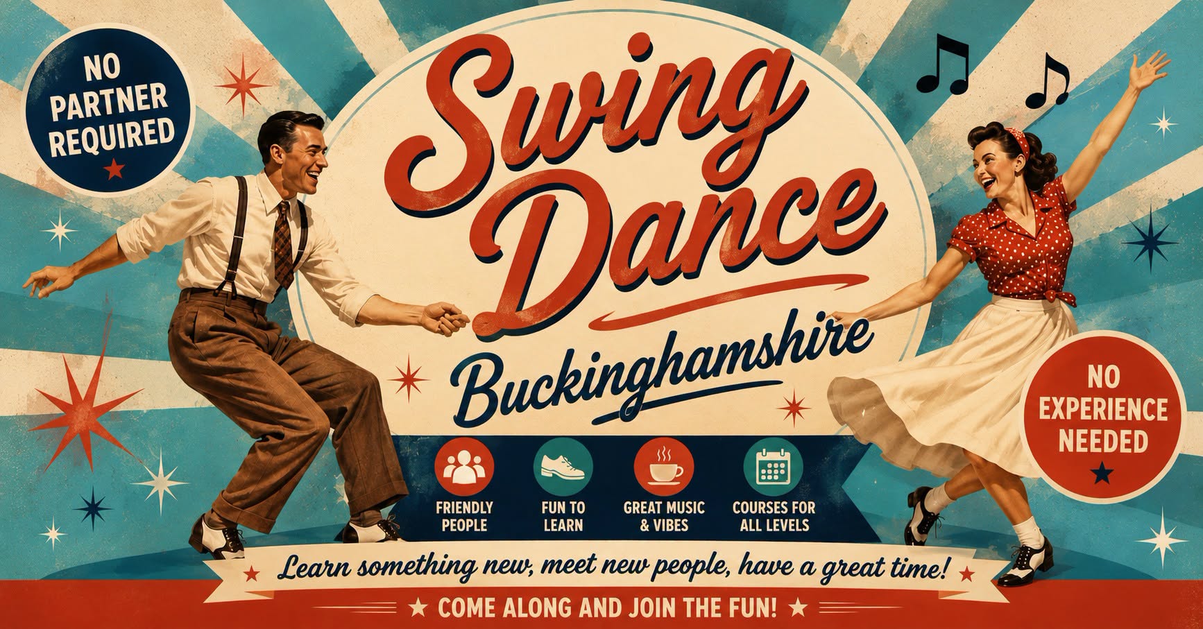 Learn to Swing Dance! Beginner & Intermediate Lindy Hop Course with SwingdanceUK