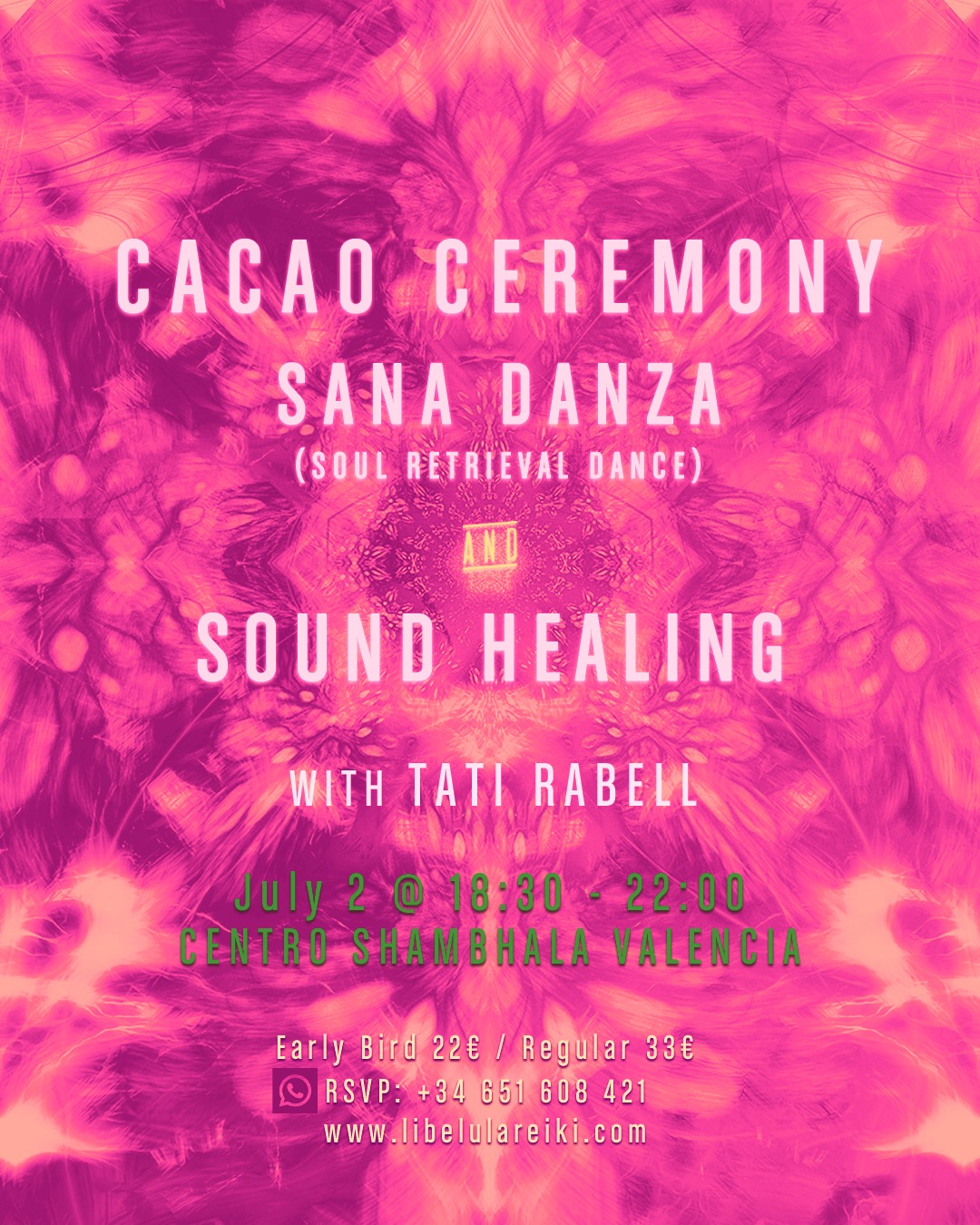 Cacao Ceremony, SanaDanza & Sound Healing