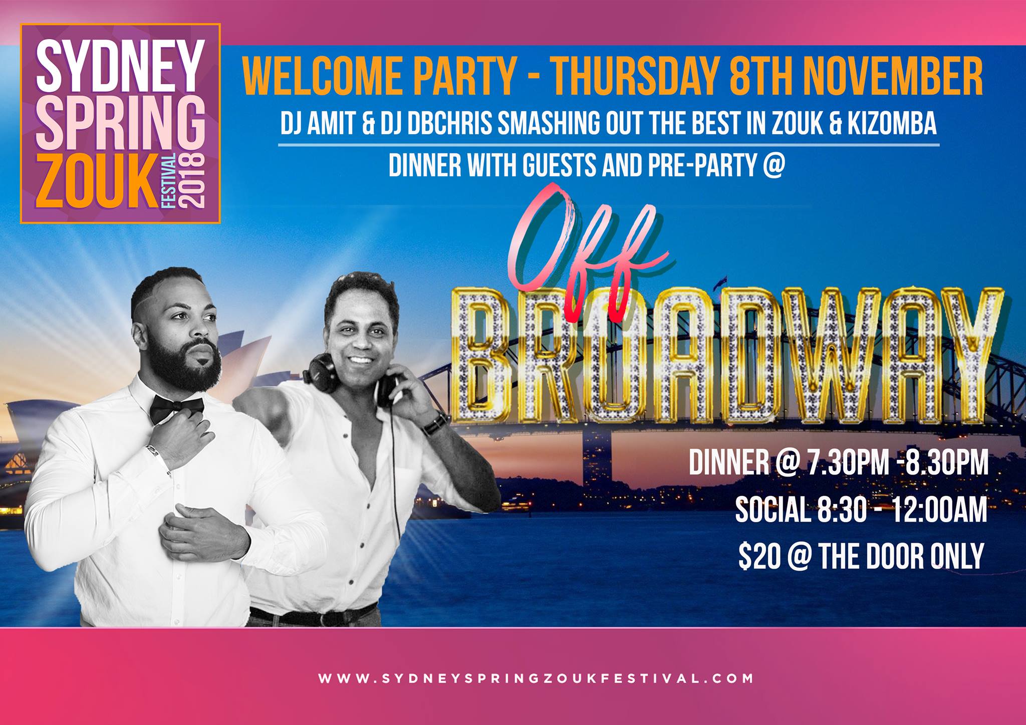 Sydney Spring Zouk Festival - Dinner and Pre Party