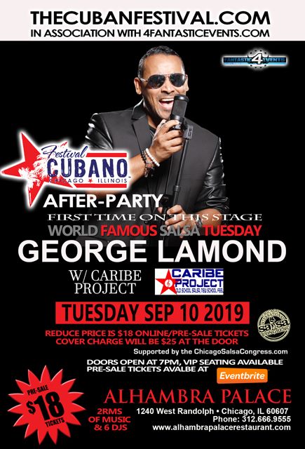LIVE SALSA Tuesday ft. George LaMond & Caribe Project
