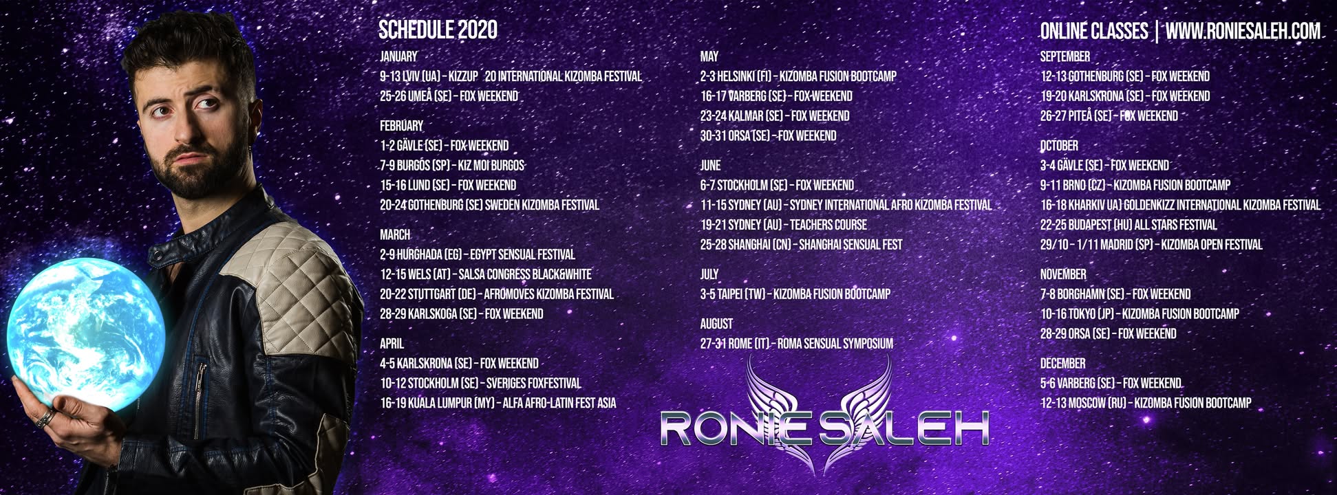 INSTÄLLT Fox Weekend med Ronie Saleh 6-7 mars 2021