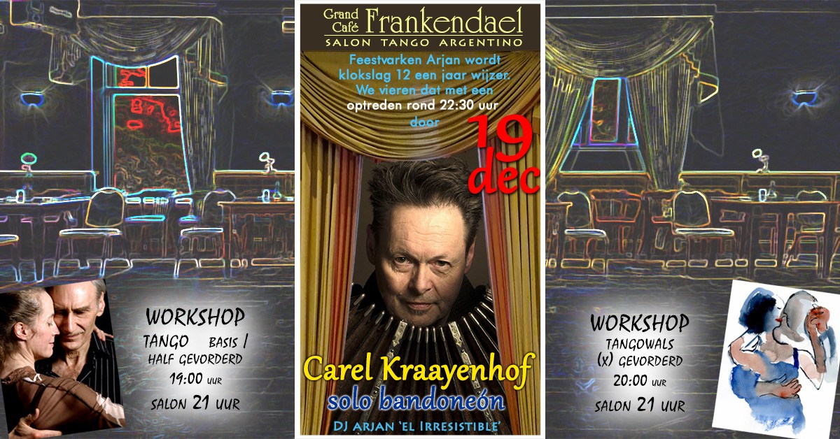 Salon Frankendael met Carel Kraayenhof en 2 workshops