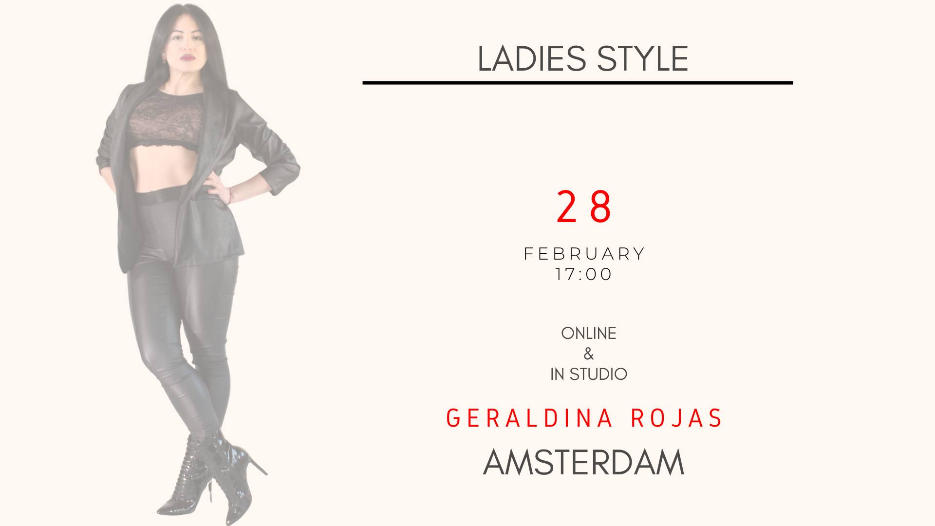 Ladies style by Geraldina Rojas - Online and in Studio -