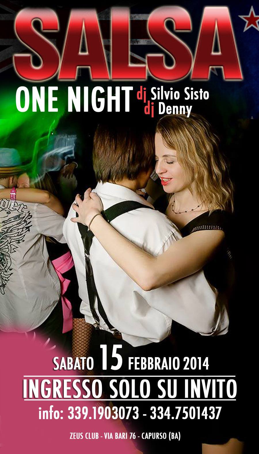 SALSA ONE NIGHT - OSPITE CHEO PEDROSO