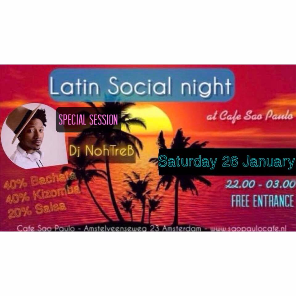 Latin Social Night - Special session DJ NohTreB