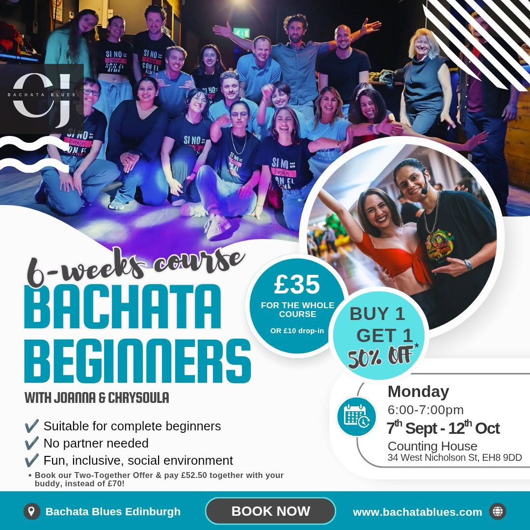 Bachata Beginners 6-Weeks Course🤓Start dancing this term!