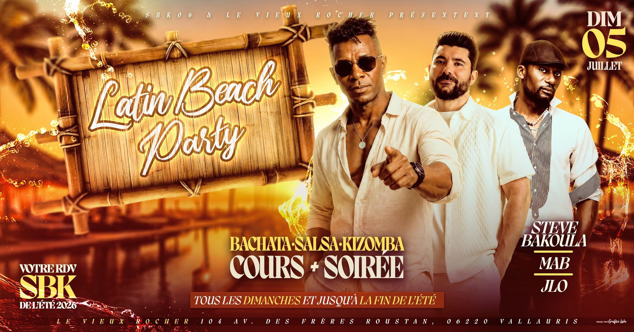 Latin Beach party au Vieux Rocher