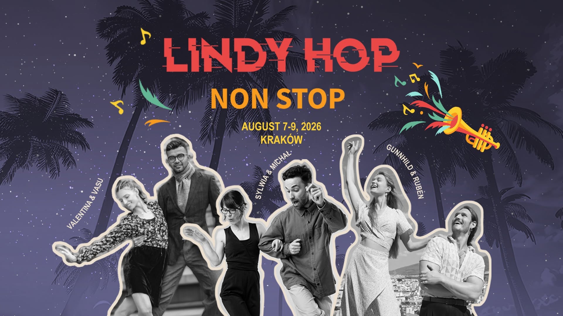 Lindy Hop Non Stop 2026 August 7-9