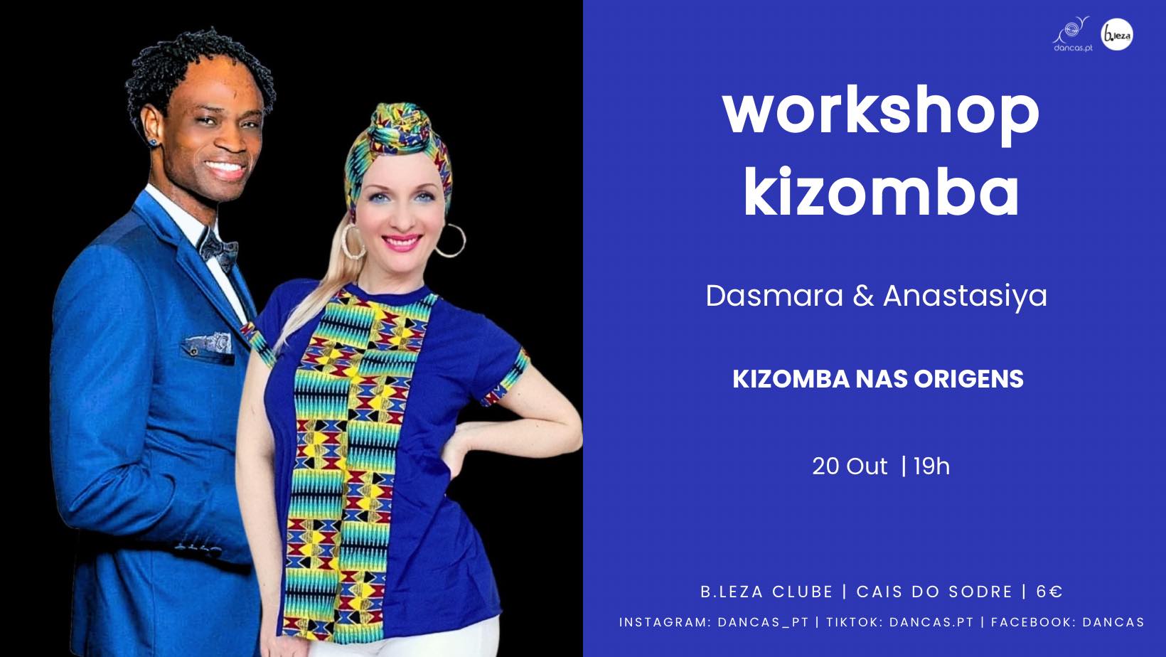 Danças no B.Leza 20 out Kizomba nas origens Dasmara e Anastasiya