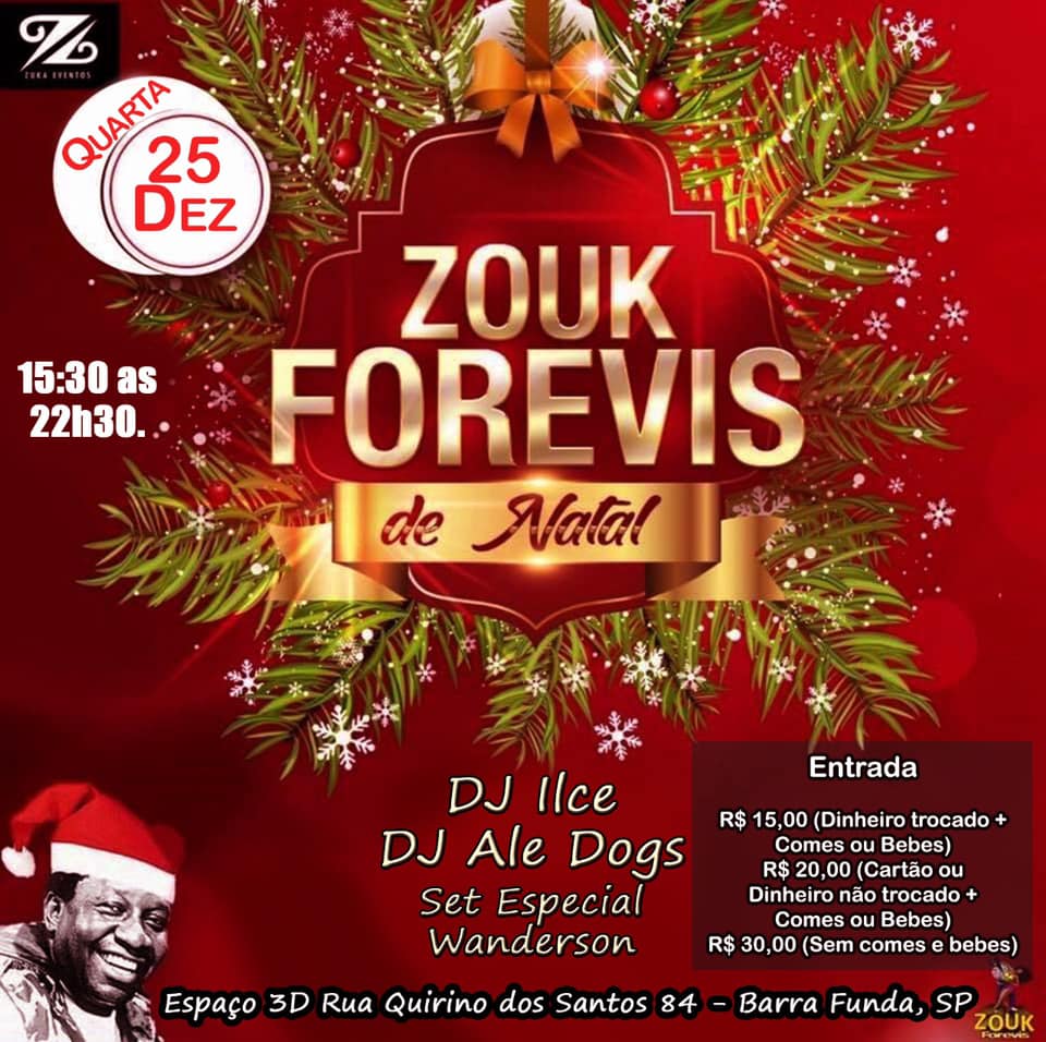 Zouk Forevis de Natal (Todos detalhes na descrição do eventis)