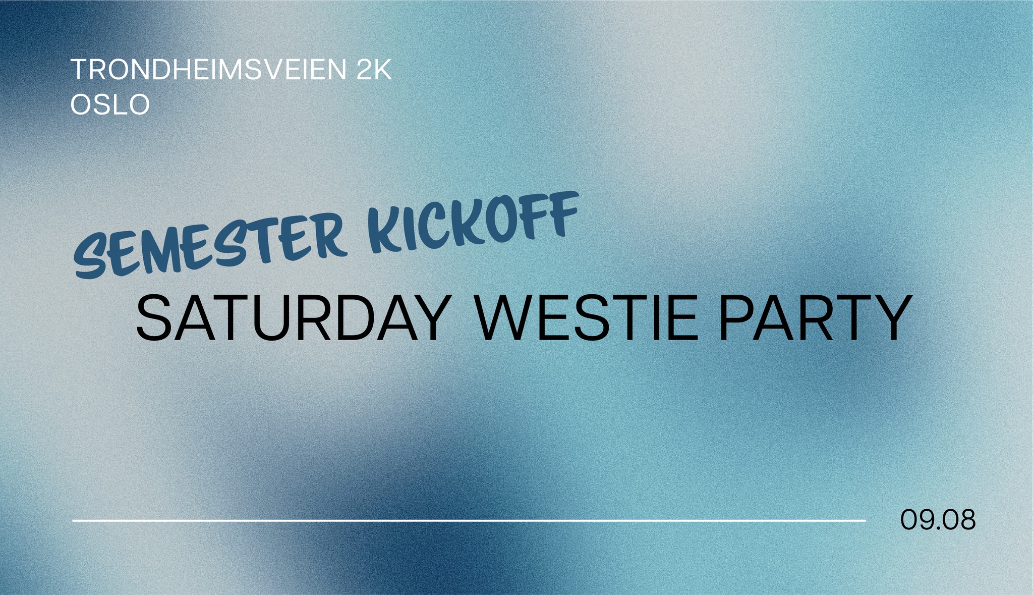 Saturday Westie Party OSLO 09.08