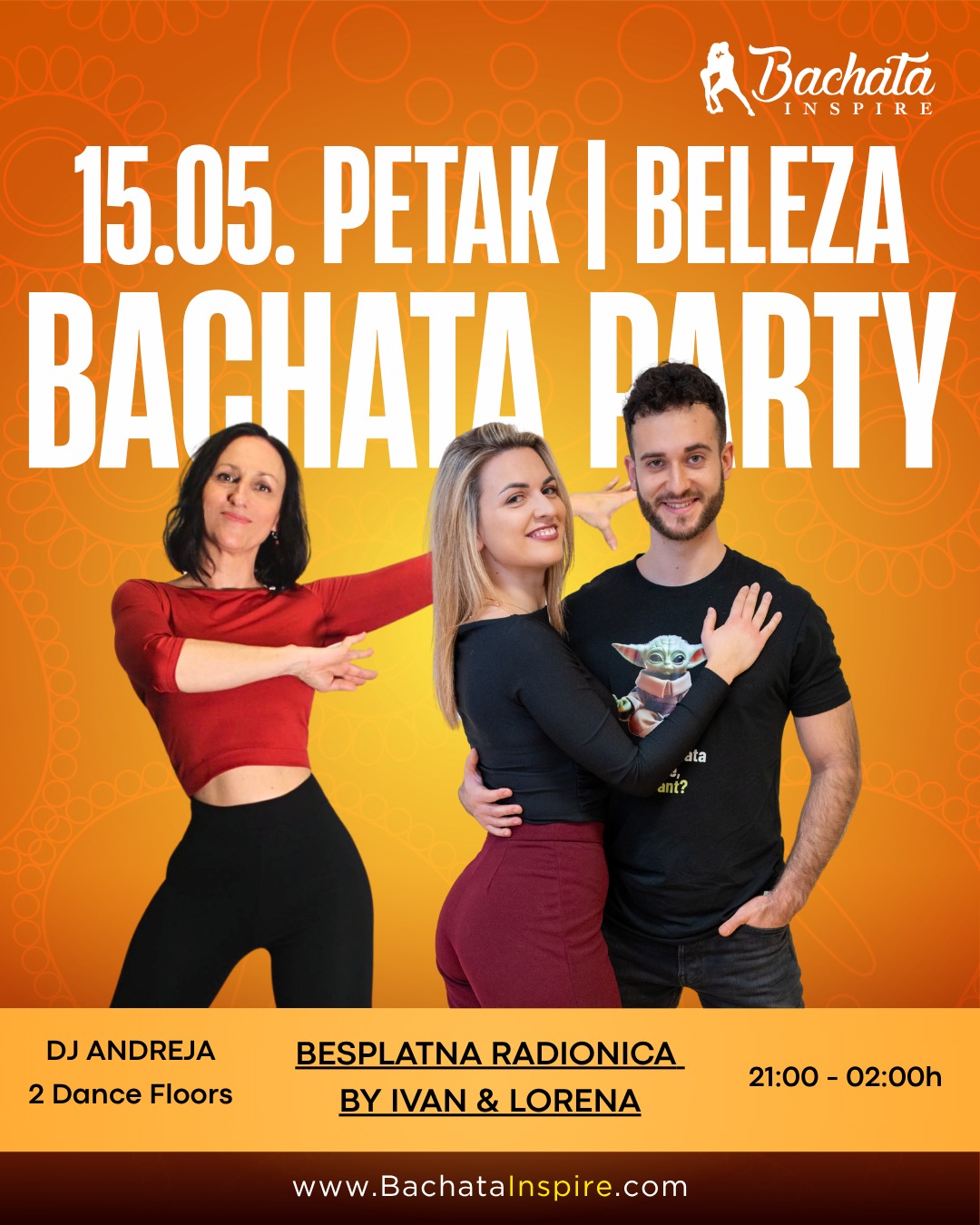 ✅ Bachata Party Petak 15.05. Beleza Bar 🔥Besplatna radionica by Ivan & Lorena