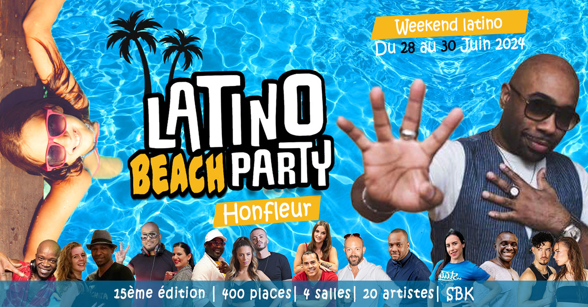Latino Beach Party - du 28 au 30 juin 2024