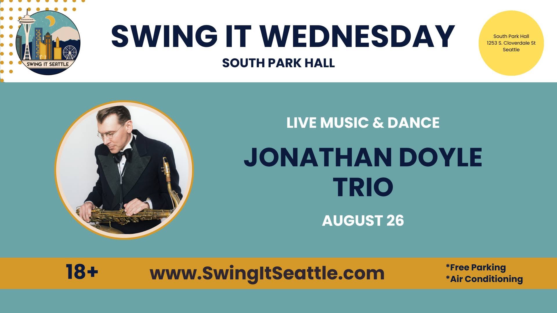 Swing It Wednesday - Jonathan Doyle Trio