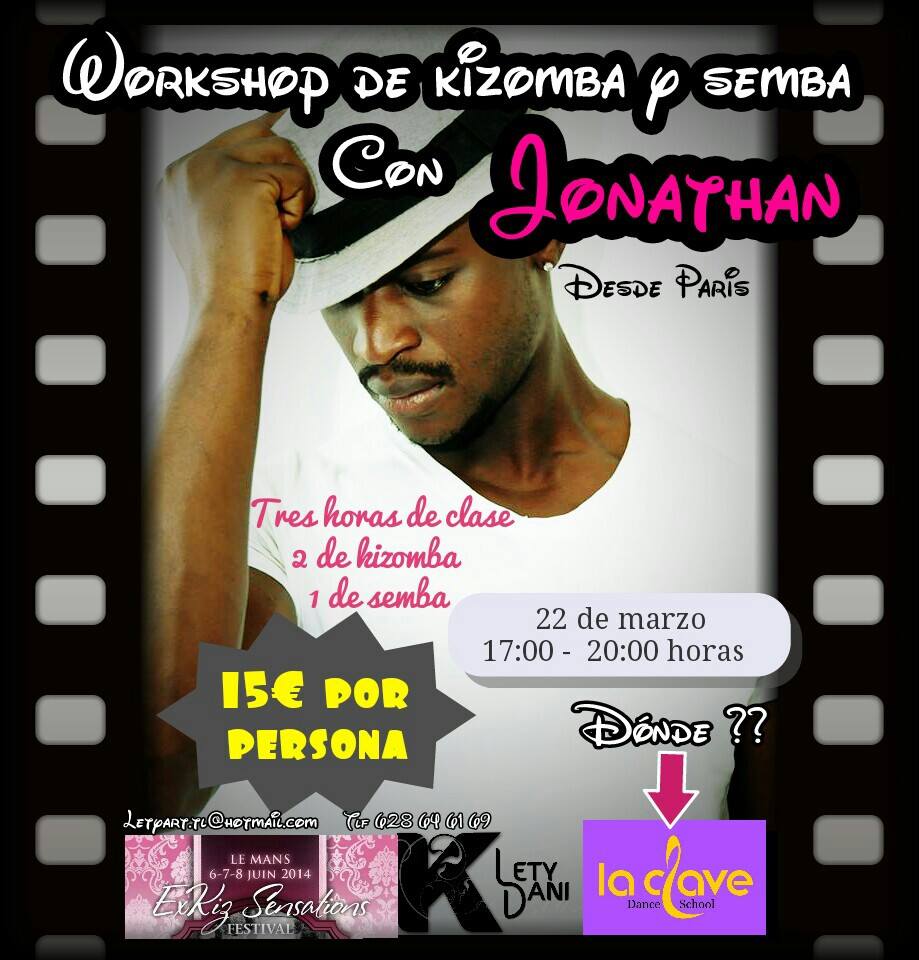 Workshop Kizomba-Semba con Jonathan y Jade (J&J)