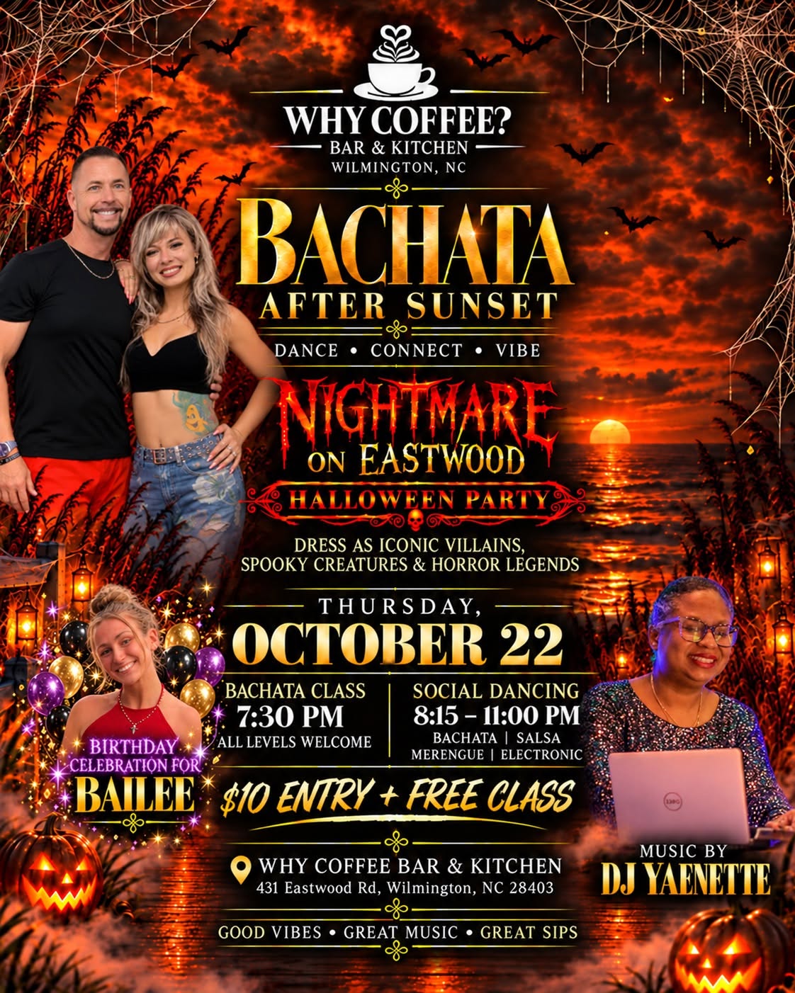 Bachata After Sunset : Nightmare on Eastwood 🎃