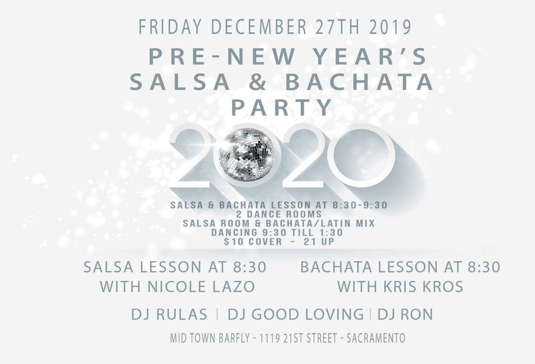 Pre New Year's Salsa & Bachata Party