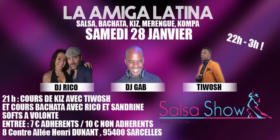 ╰☆╮Soirée La Amiga Latina à Salsa Show╰☆╮