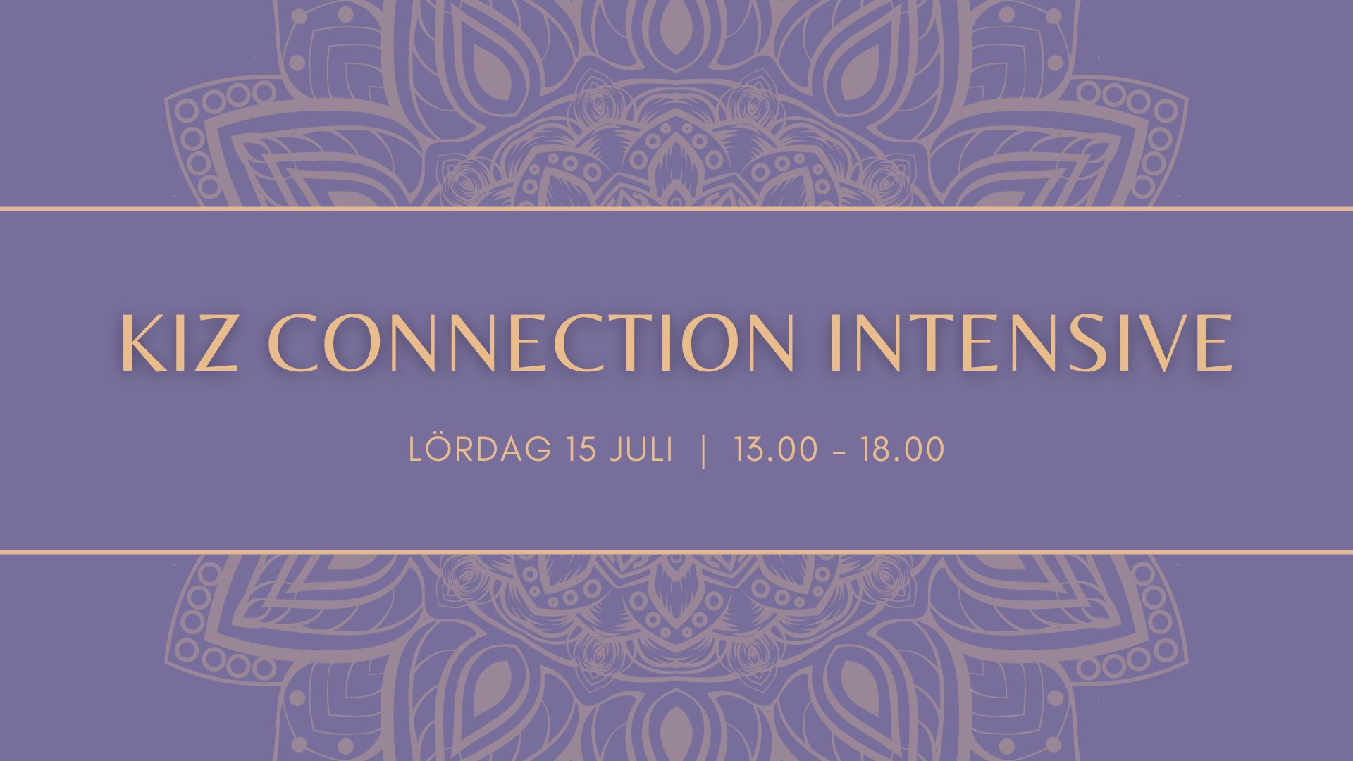 Kiz Connection Intensive - 15 juli