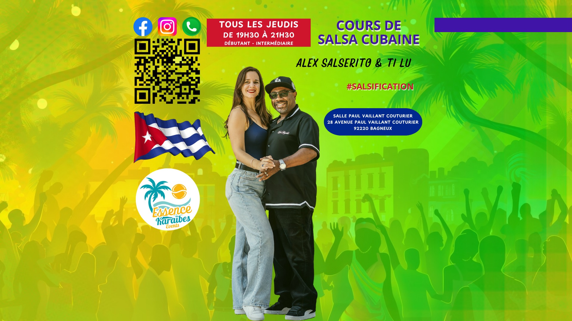 🇨🇺 Salsification du jeudi à Bagneux 🇨🇺
