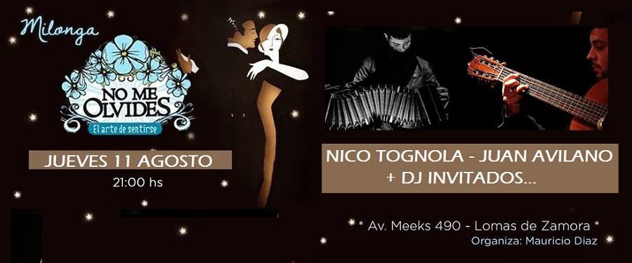 Milonga en No me Olvides "Aniversario"